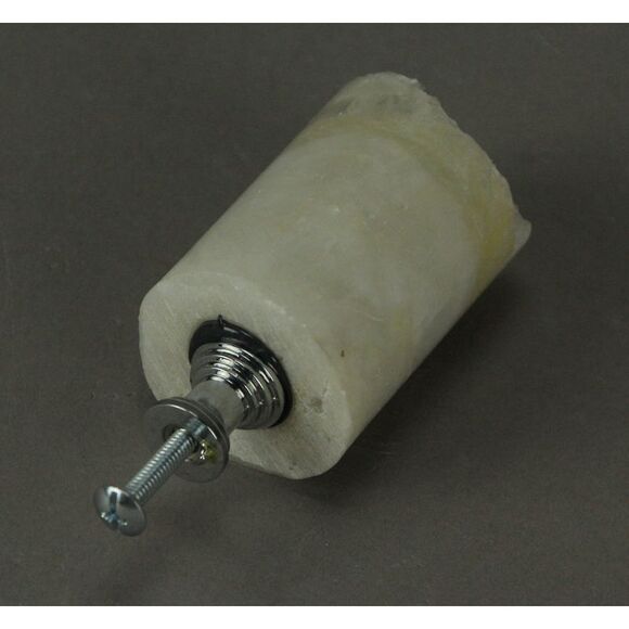 White Quartz Crystal Core Drawer Handle Cabinet Pull Furniture Decor Set of 4 XL - Picture 3 of 3